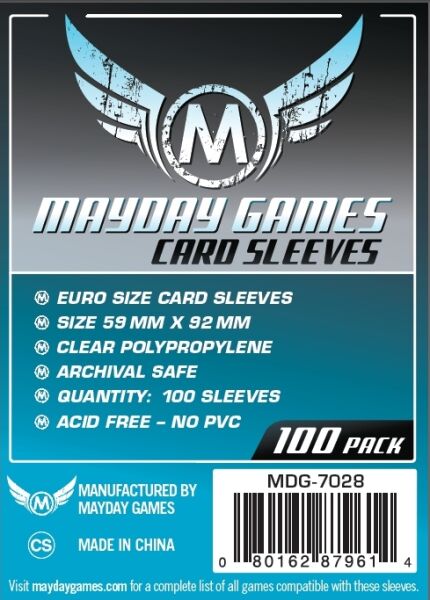 Mayday Games Card Sleeves 7028 (59x92mm)