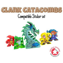MeepleStickers für Sümpfe von Klong! Katakomben...