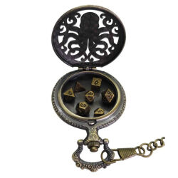 Würfelset: Metall Amulet – Cthulhu