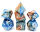 Würfelset Rusty: Blue