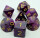 Würfelset Confetti: Purple Galaxy