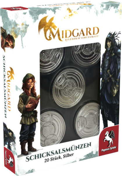 Midgard: Legenden von Damatu: Schicksalsmünzen - Silber | Zubehör | Deutsch