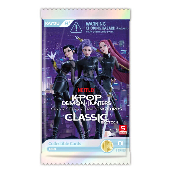 KPop Demon Hunters - World Tour Collectible Cards - Classic Edition (Gold) - Pack (Foil)