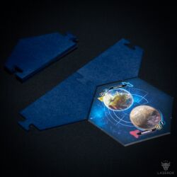 Twilight Imperium Map Frame 8 Spieler Modul (dark blue)