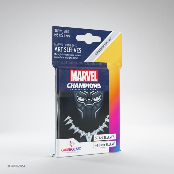 Gamegenic - Marvel Champions Art Sleeves - Black Panther