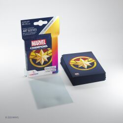 Gamegenic - Marvel Champions Art Sleeves - Captain Marvel