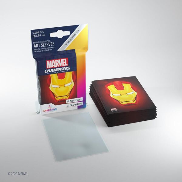 Gamegenic - Marvel Champions Art Sleeves - Iron Man