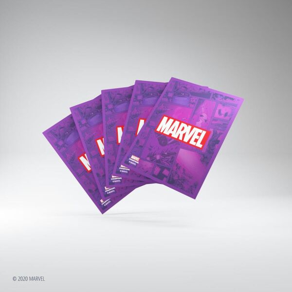 Gamegenic - Marvel Champions Art Sleeves - Marvel Purple