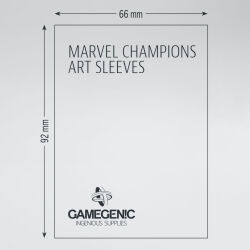 Gamegenic - Marvel Champions Art Sleeves - Marvel Orange