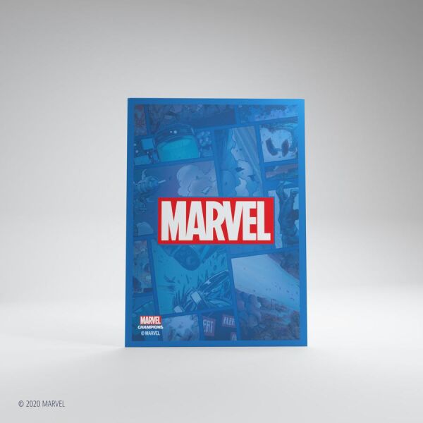 Gamegenic - Marvel Champions Art Sleeves - Marvel Blue