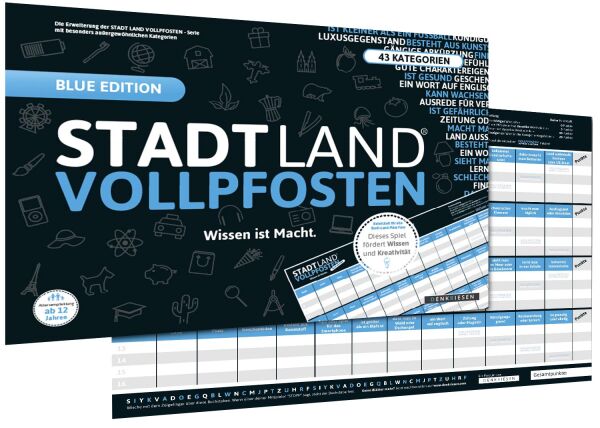 Stadt Land Vollpfosten - Einstein Edition