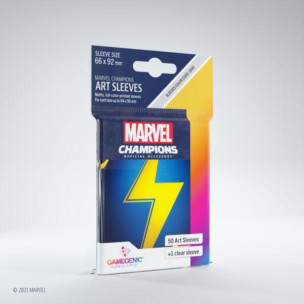 Gamegenic - Marvel Champions Art Sleeves - Ms. Marvel