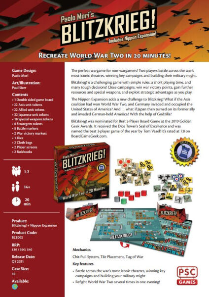 Blitzkrieg! Square Edition inkl. Nippon (englisch)