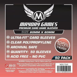 Mayday Games Premium Card Sleeves 7145 (80x80mm)