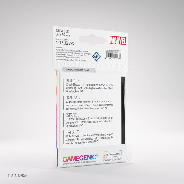 Gamegenic - Marvel Champions Fine Art Sleeves - Guardians of the Galaxy Logo