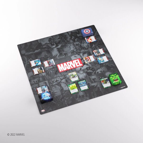 Gamegenic - Marvel Champions: Marvel Black Playmat XL