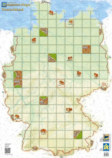 Carcassonne Maps: Deutschland (Erweiterung)