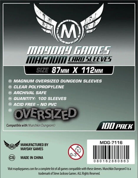 Mayday Games Card Sleeves 7116 (87x112mm)