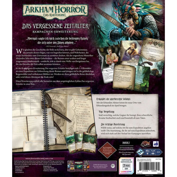 Arkham Horror: Das Kartenspiel - Das vergessene Zeitalter (Kampagnen-Erweiterung)