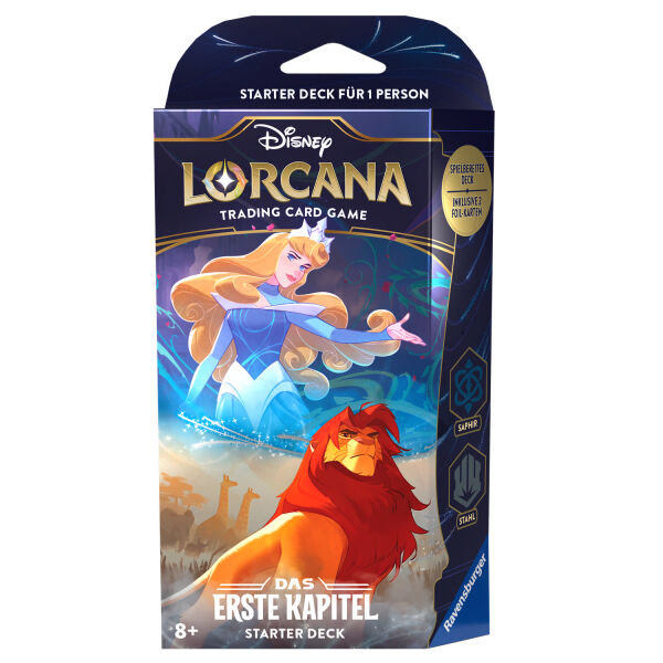 Disney Lorcana: Das Erste Kapitel - Starter Stahl & Saphir