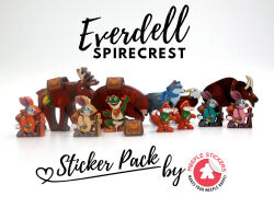 MeepleStickers für Everdell - Spirecrest