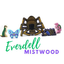 MeepleStickers für Everdell - Mistwood