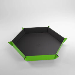 Magnetic Dice Tray Hexagonal Black / Green