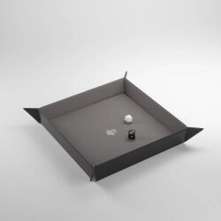 Magnetic Dice Tray Square Black / Gray