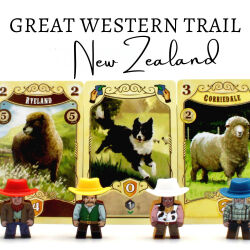MeepleStickers für Great Western Trail New Zealand