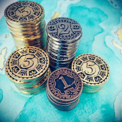 Metallmünzen für Pirates of Maracaibo