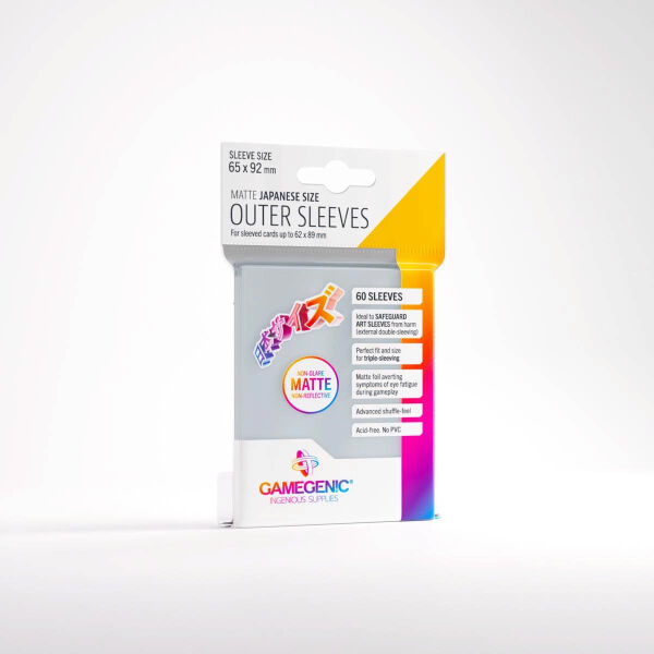 Gamegenic - Outer Sleeves Matte - Japanese Size (65x92mm)
