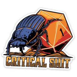 GlassStaff - Critical Shit Sticker