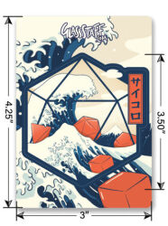 GlassStaff - Great Wave of Dice Sticker