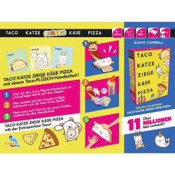 Taco Katze Plüsch Käse Pizza